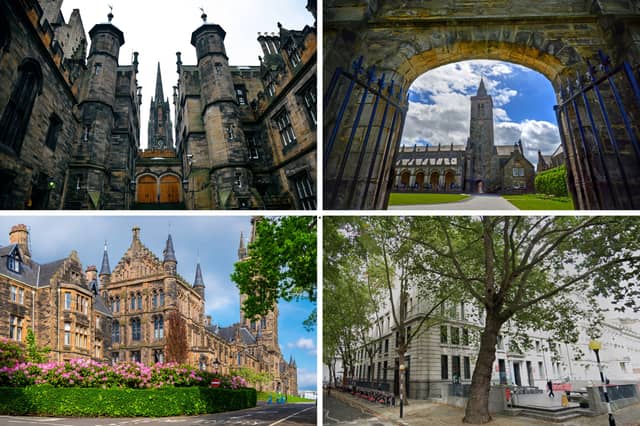 Four of the best universities for international students in the UK.