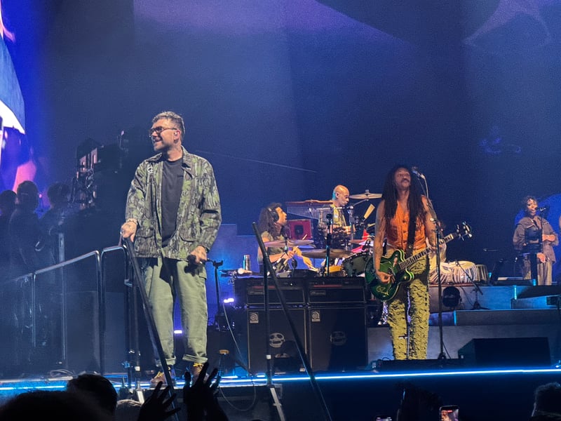 It was the fourth night of the UK tour which now moves to Leeds.