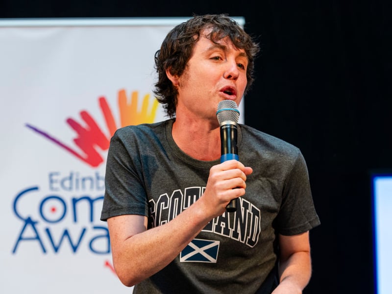 Edinburgh Comedy Award winner Sam Campbell is the 4/6 favourite to take the comic crown. He's yet to crack a smile in three episodes.