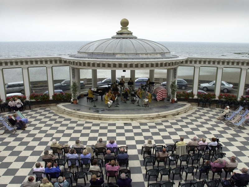  The Scarborough Spa Orchestra play at the Sun Court in  South Bay in August 2001.