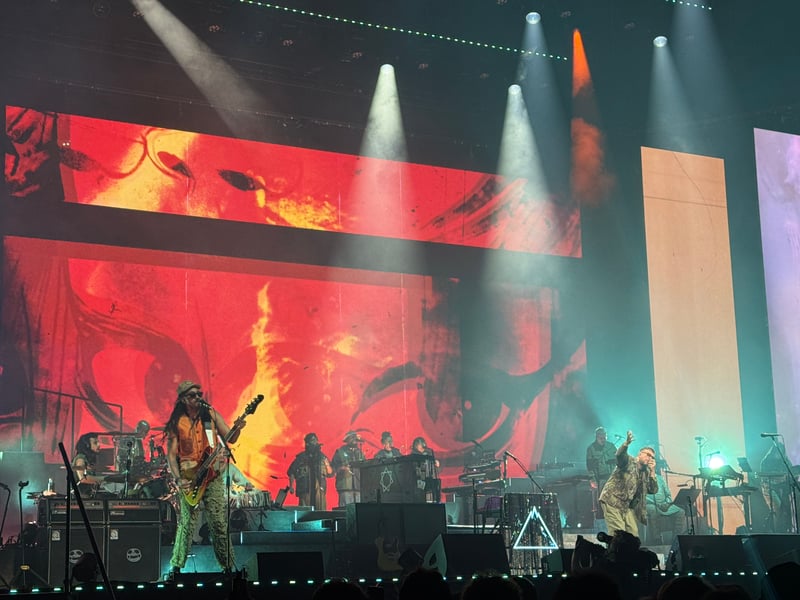 The virtual band were playing Glasgow as part of a UK tour.