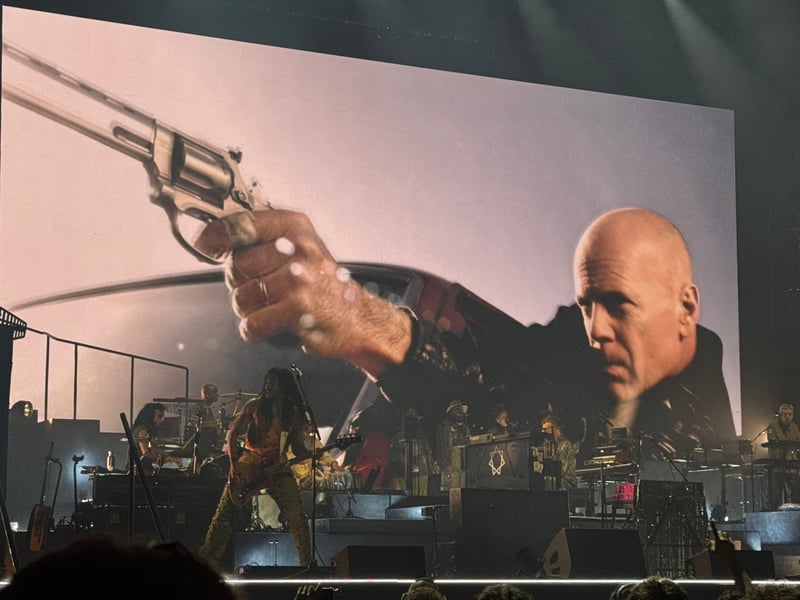 Bruce Willis made an appearance in the video for 'Stylo'.