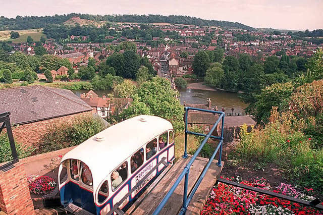 Home to the town’s famous Cliff Railway - one of the oldest funicular trains in the country. Bridgnorth’s is unique in that it is split into two - High Town and Low Town and contains not just a host of fabulous independent shops, but also is rich in history with the town’s castle sitting at a unique tilt due to its bombardment during the English Civil War.