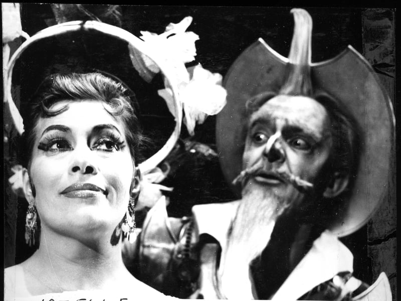 Miroslav Cangalovic plays the lead role in Don Quixote at the King's Theatre in August 1962.