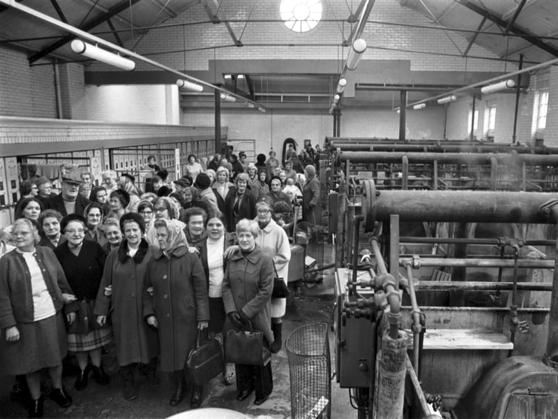 'Save our Steamie' protesters at the Henderson Row public washhouse in Edinburgh in February 1976
