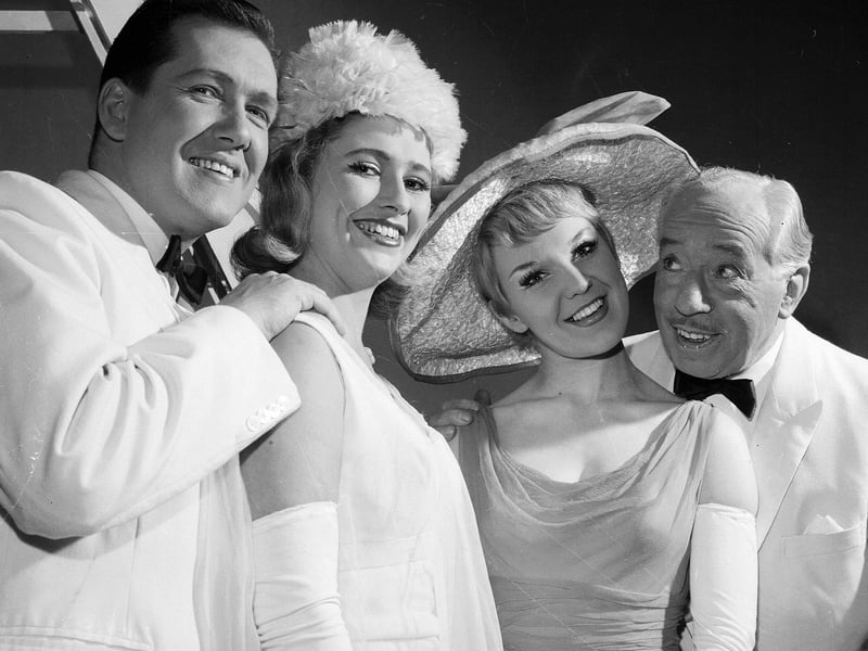 Part of the cast of 'A Touch Of Tartan' at the King's Theatre in September 1963.