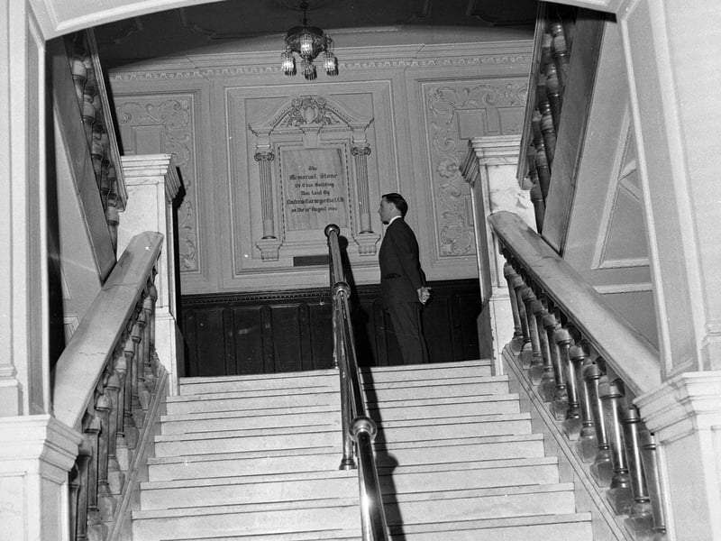 The interior of the King's Theatre in December 1966.
