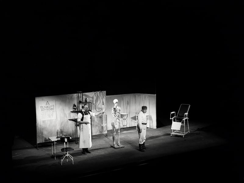 Fritz Linke and Gerhard Stolze in Wozzeck at the King's Theatre in 1966.