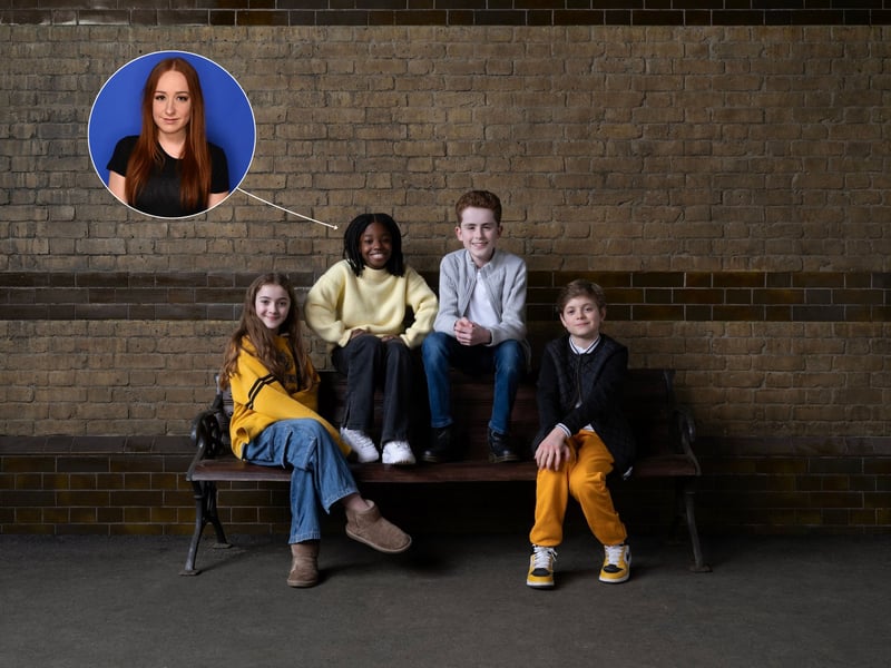 The final house: Hufflepuff. Again, pretty much none of these characters have appeared in the films. First there is India Moon as Hannah Abbott, then there is Susan Bones, a character who is credited only in the first two films as she was played by director Christopher Columbus’ daughter, Eleanor. Following along the row, there’s Cian Eagle-Service as Ernie Macmillan and James Trevelyan Buckle as Justin Finch-Fletchley.