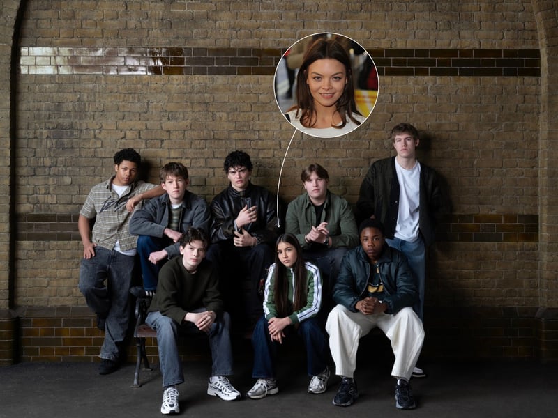 There are a lot of Slytherin characters who will appear in the TV show, for the first time. We’ll go along the top row first, which shows Eddison Burch as Miles Bletchley, James Dowell and Lucian Bole, Oliver Croft as Marcus Flint – who was played by Jamie Yeates in the first two films – Dylan Heath as Adrian Pucey, and finally for the top row, Henry Medhurst as Peregrine Derrick. Then along the bottom row there’s Lox Pratt’s Lord of the Flies co-star Cornelius Brandreth as Terence Higgs, Laila Barwick as Pansy Parkinson – who was played by Scarlett Byrne in the last three films — and D’angelou Osei-Kissiedu as Graham Montague, last.