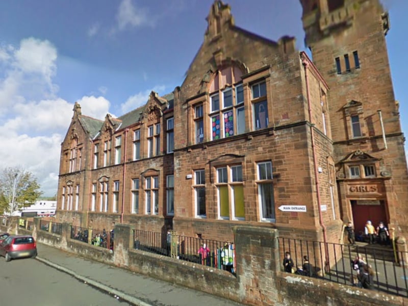 Hurlford Primary School, located just outside Kilmarnock in East Ayrshire, takes second spot with the full 400 marks despite 60-70 per cent of pupils being classed as 'very deprived'. The school has 13 teachers with an average class size of 23.6.