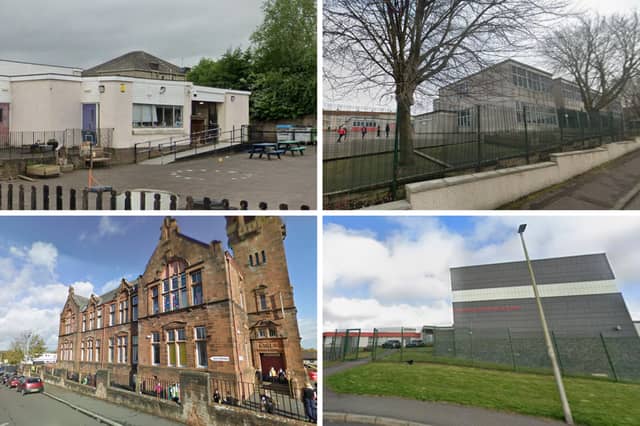 Four of the top performing primary schools in Scotland.