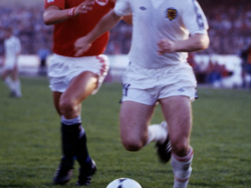 Made famous thanks to a massive 4-0 win for Jock Stein’s side against Norway in Oslo, this Umbro number was worn by the likes of Joe Jordan, Kenny Dalglish, and Gordon McQueen. Like many of the Umbro kits in the list, it's a simple design, but a smart one all the same.