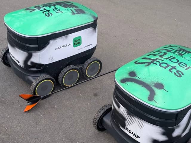 Starship delivery robots in Sheffield were vandalised just weeks after they launched