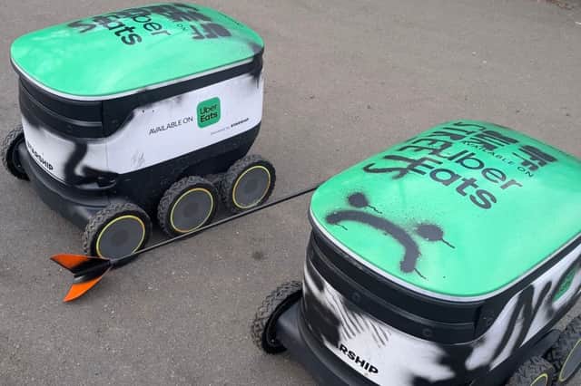 Starship delivery robots in Sheffield had been vandalised just weeks after they launched