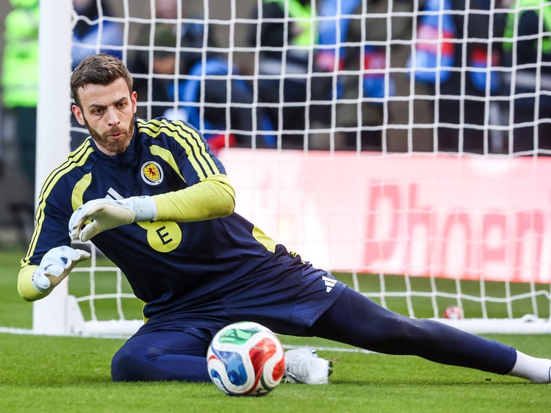 As expected, he was given the nod in goal with Craig Gordon out injured. Dealt with what was thrown at him quite comfortably, and made a strong save from Yuito Suzuki just before the break. Little he could do about the goal.