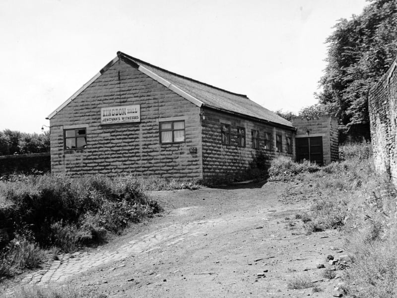 Kingdom Hall of Jehovah's Witnesses pictured in June 1968.
