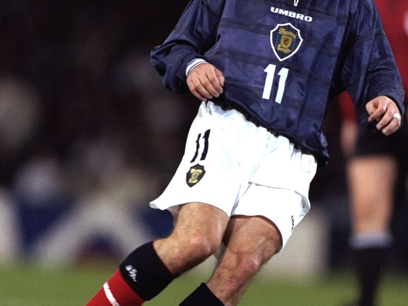 Worn during Scotland's 1-0 win over England at old Wembley, this kit sadly missed out on being worn at Euro 2000, but remains a true 1990s classic thanks to its big floppy collar.