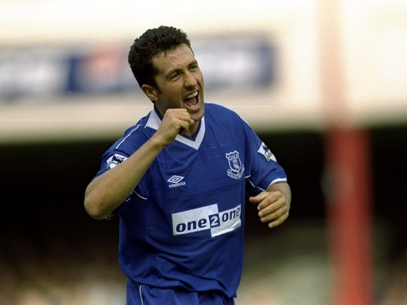 The classy midfielder famously scored against defending champions Brazil at the 1998 World Cup, mere weeks before signing for Everton. Capped 58 times by Scotland, he retired from international football shortly after the Euro 2000 playoff defeat to England in November 1999 while on the books of Everton.