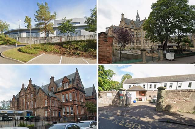 Four of City of Edinburgh Council's top rated primary schools.