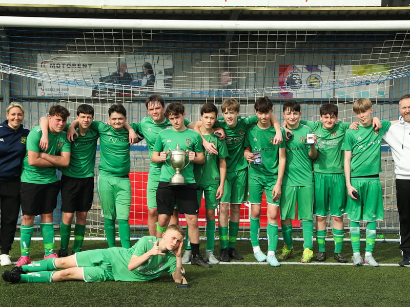 Portsmouth Youth League under-15 Campbell McFaull Invitation Cup Final winners Cowplain Youth Spitfires