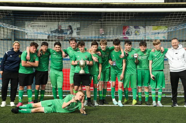 Portsmouth Youth League under-15 Campbell McFaull Invitation Cup Final winners Cowplain Youth Spitfires