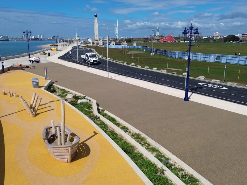 Centenary Place next to Blue Reef in Southsea