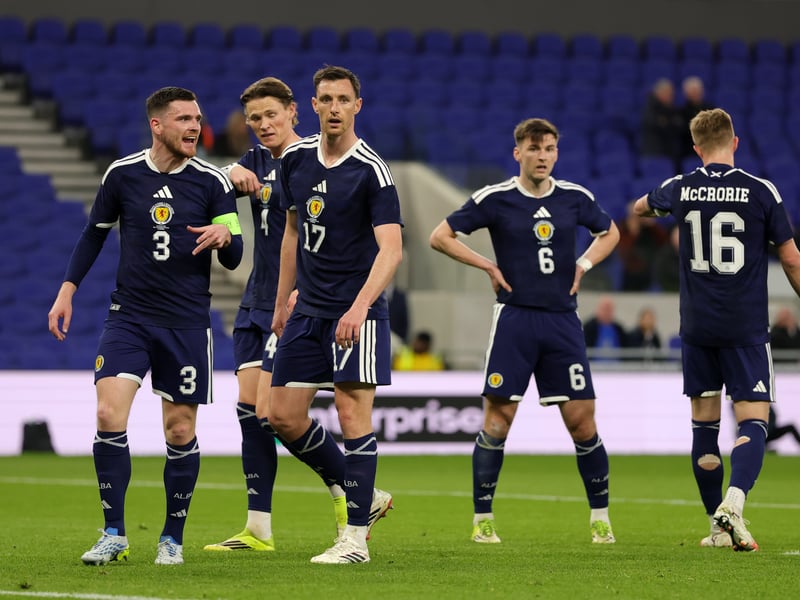 The right wing-back has been in good form for Bristol City and that earned him a place in the Scotland team for only the second time. Spent most of the match defending but did nearly create a good chance for Christie with a neat pass. Excellent block to deny Wahi a goal - although VAR may have rescued him. Subbed for Patterson on hour mark. 6
