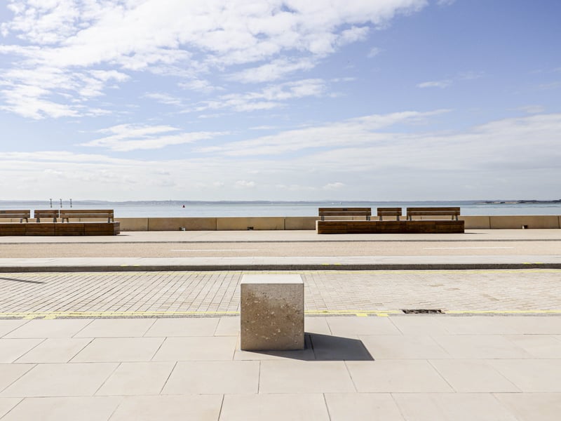 The new-look promenade in Southsea