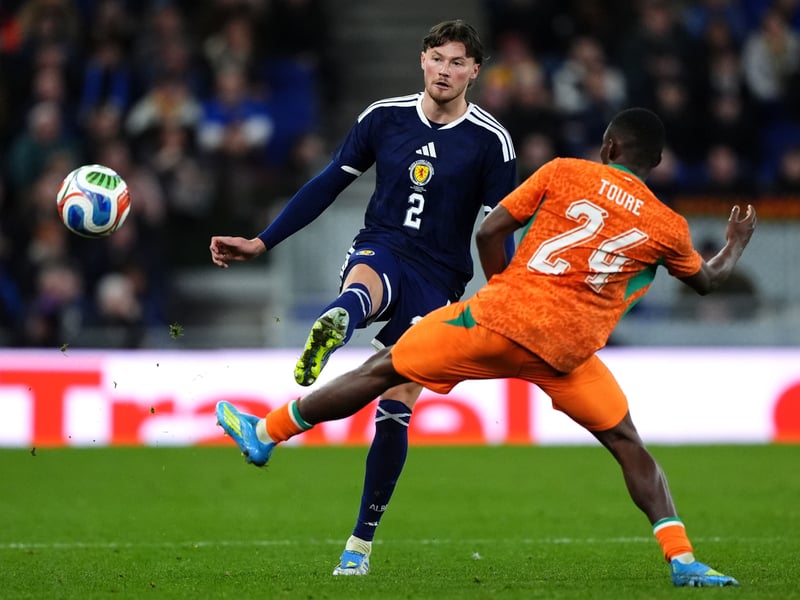Given a rare outing at his Everton club home. This was his 25th cap for Scotland. Big tackle to stop a goalscoring chance.4
