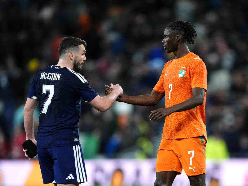 This was his 85th cap - unusually from the bench - and he gave Scotland more energy and purpose from midfield. 4
