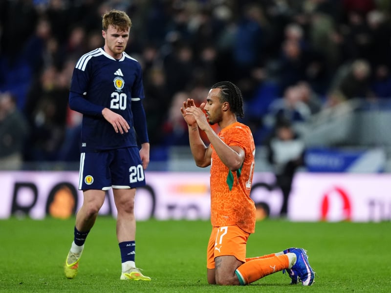 The big striker won his 50th cap for Scotland with this sub appearance. Got into a couple of good positions but Scotland couldn't find him. 3