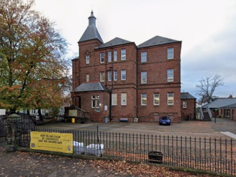 Back to the west of the city with Scotstoun Primary School taking seventh sport with a total of 390 out of 400 points. The school dropped 10 marks in the numeracy category and has 40-50 per cent of pupils from 'very deprived' backgrounds. The school has an impressive pupil attendance rate of 94.6 per cent.