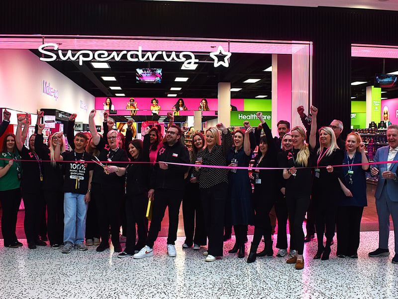 The Superdrug at the White Rose Centre has undergone a massive transformation recently, shifting from its previous location into a much larger, sustainable flagship store