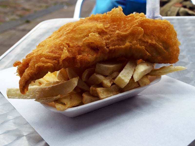 A seaside essential, best enjoyed on the beach or Promenade. Sharon Wellings: “Sunny days, sand, fish and chips.”