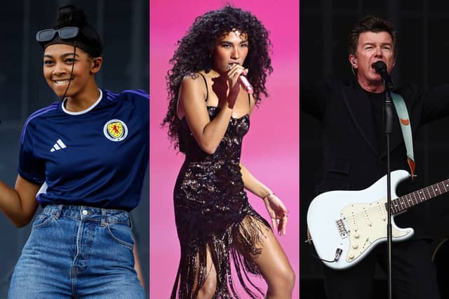 Brooke Combe, Olivia Dean and Rick Astley are among the stars performing in Glasgow this month.