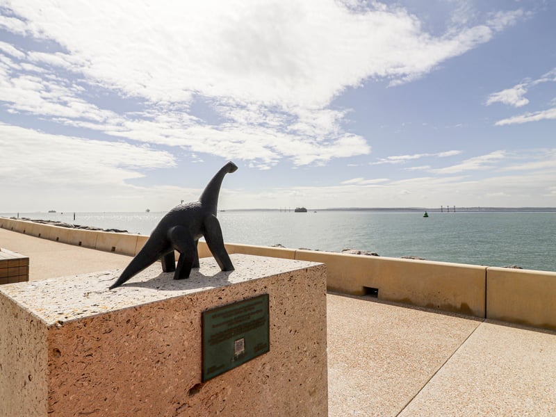 Luna has been moved to a new location on the new-look Southsea promenade
