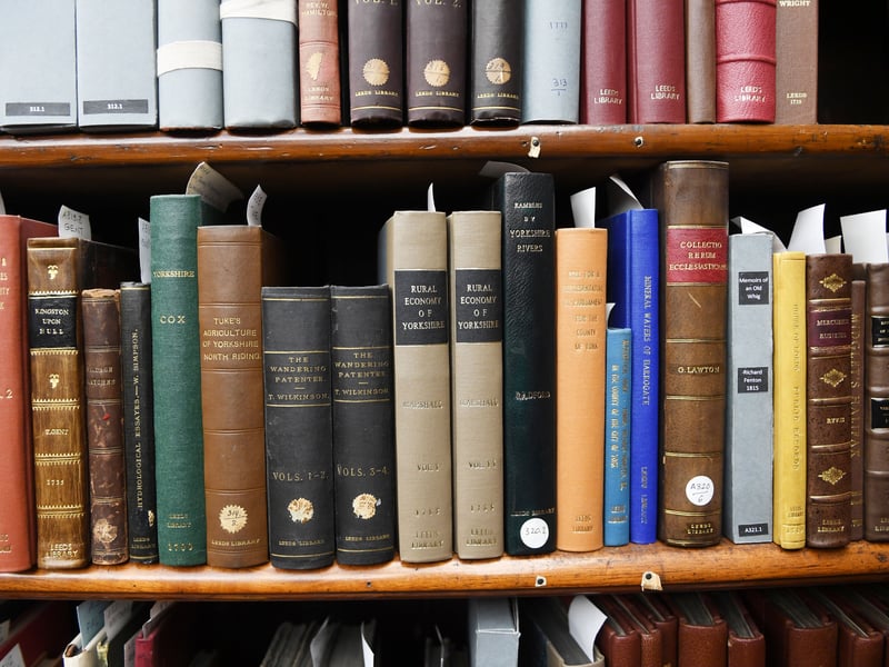 Founded in 1768, the Leeds Library on Commercial Street is the oldest surviving subscription library in the country.