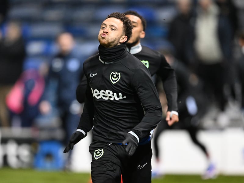 The full-back has been an unused substitute in all of Pompey's previous seven matches, but will be ready to be called upon if needed.