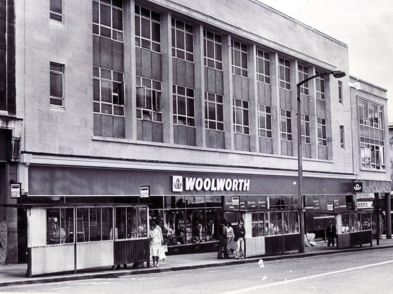 The newly refurbished Woolworth store on The Moor, Sheffield, in 1978