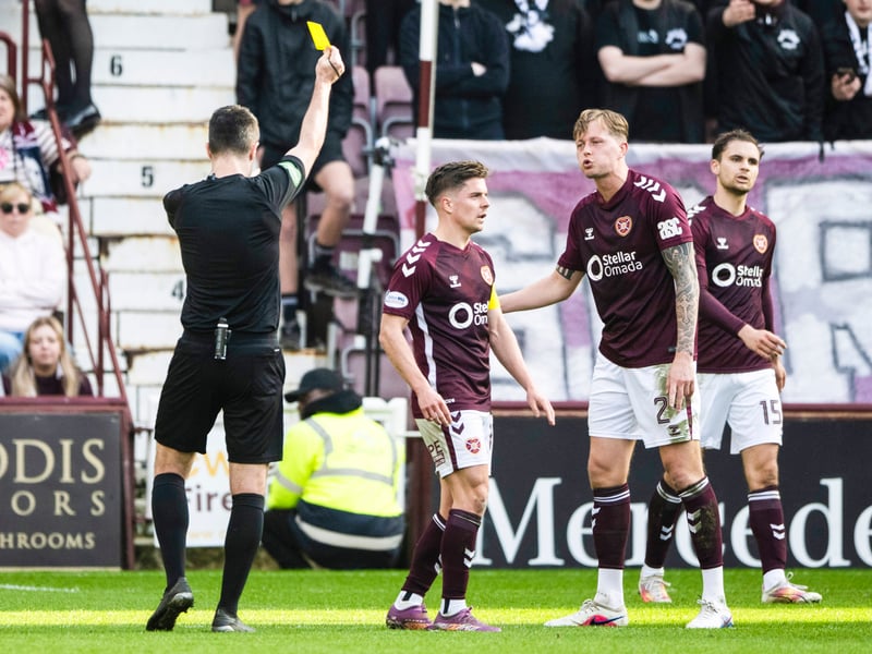 The centre-back misses the game with suspension following his red card against Dundee a fortnight ago.