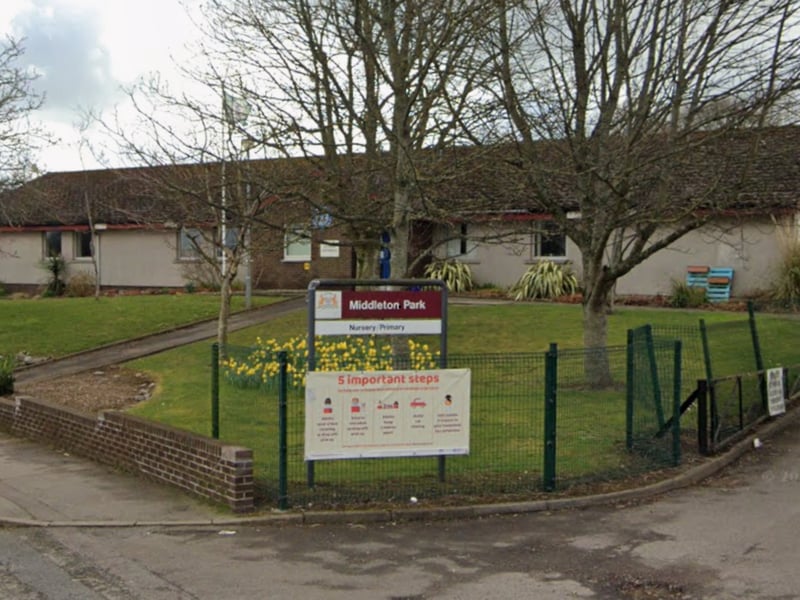 Located in Bridge of Don, Middleton Park School also scored 390 points, only losing out on perfection due to a mark of 90 out of 100 for numeracy.