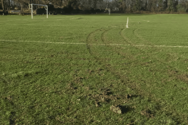 A common sight on football pitches in Sheffield