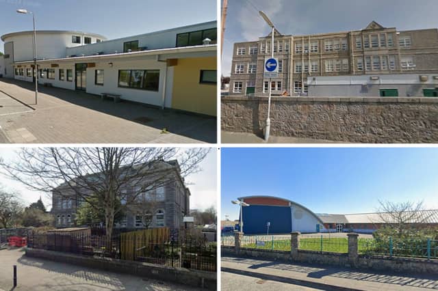 Four of the best performing schools in Aberdeen City.