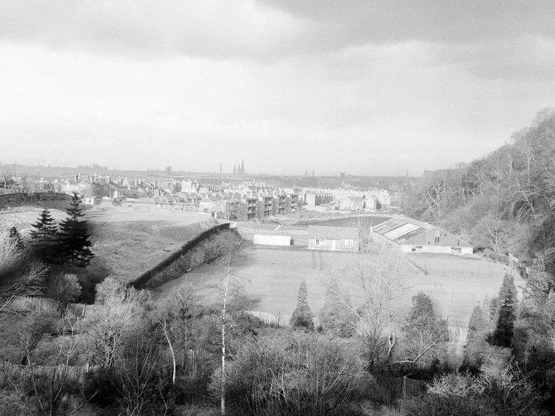 A view of Craiglockhart Tennis Centre in February 1964.