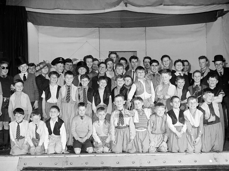 The 134th Craiglockhart Boy Scout troop in March 1963.