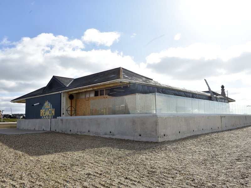 Update on the progress at Southsea Beach Cafe along Clarence Esplanade in Southsea. 


Picture: Sarah Standing (020426-9243)