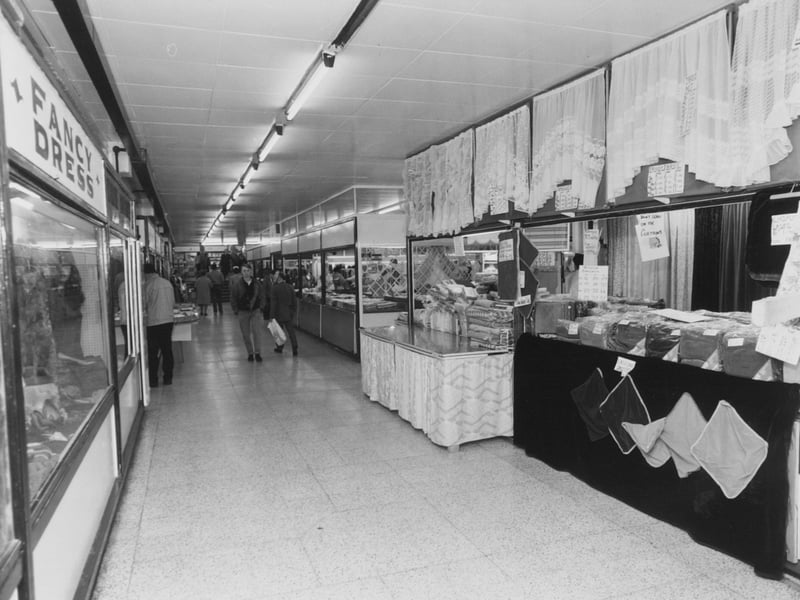 Shoppers at the Merrion Centre, Leeds, in 1988