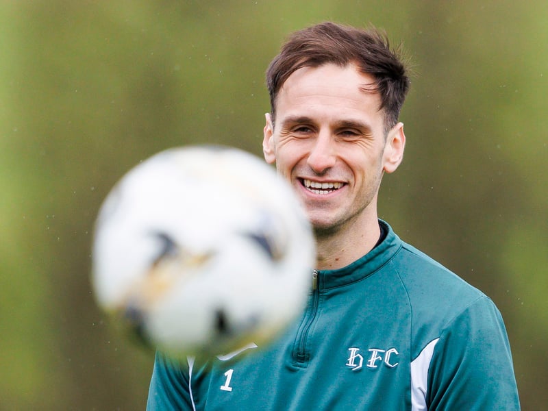 Austrian goalie signed a three-year deal when he joined Hibs from Hartberg last summer. Now firmly established as No. 1.