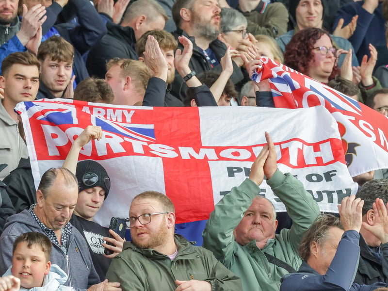 Brilliant photos of 1,806 travelling Pompey faithful celebrating Norwich City draw.